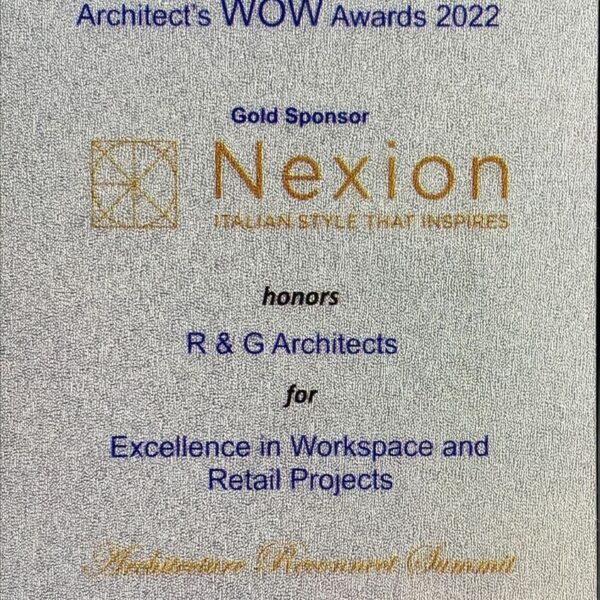 Excellence in workspace and retail projects R&G